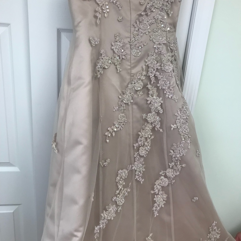 Custom Sequin Gown - image 4